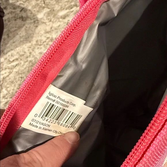 Igloo Pink and White Floral Tote Bag - Picture 3 of 5